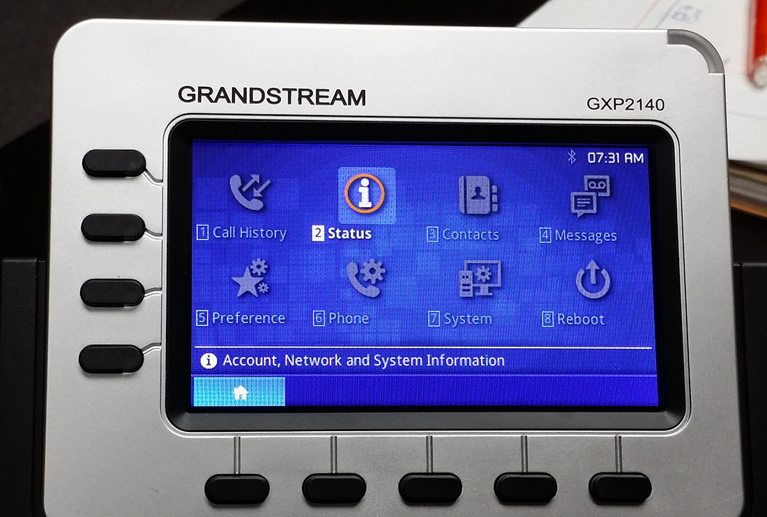 Grandstream GXP2140 - IP-телефон (Black) купить в интернет-магазине icover