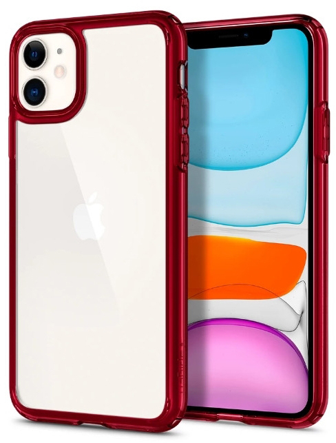 

Чехол Spigen Ultra Hybrid (ACS00405) для iPhone 11 (Red)