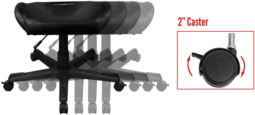 Пуфик DXRacer FR/FX0/N (Black) купить в интернет-магазине icover