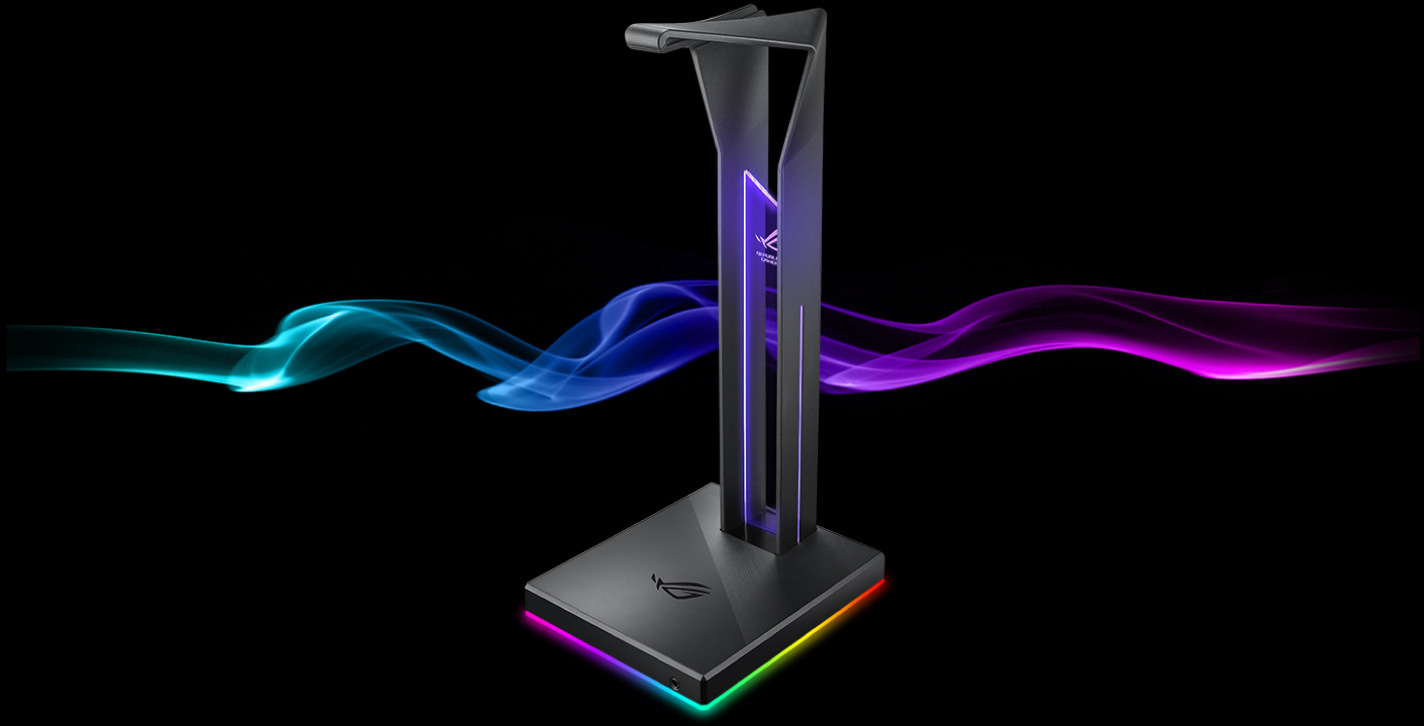 Подставка для наушников Asus ROG Throne Qi 90YH01K0-B2EA00 (Black) купить в интернет-магазине icover