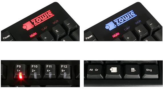 Zowie Celeritas - игровая клавиатура (Black/Cherry MX Black) купить в интернет-магазине icover