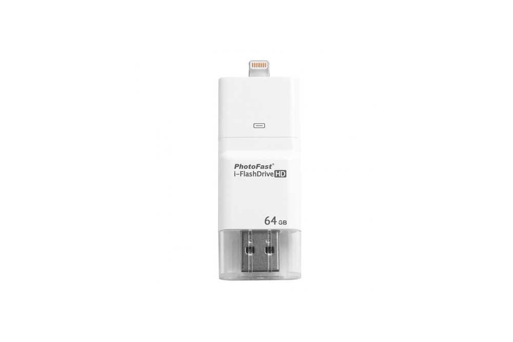 Photofast i-FlashDrive HD 64Gb - внешний накопитель для любых моделей iPhone/iPod/iPad купить в интернет-магазине icover