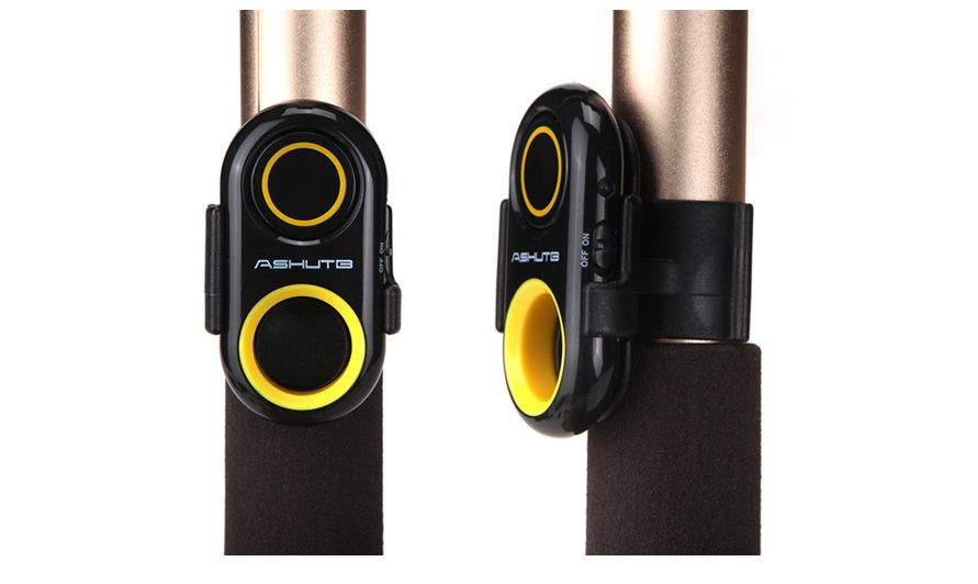 Ashutb Bluetooth Remote Shutter Photo Video Taking - пульт дистанционного управления затвором камеры для iOS и Android (Yellow) купить в интернет-магазине icover