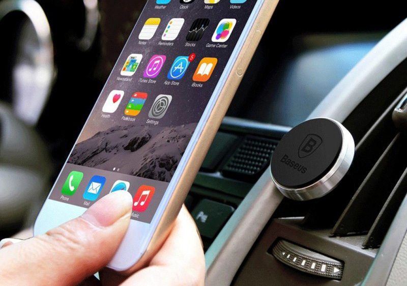 Магнитный автомобильный держатель Baseus Magnet Car Mount (Silver) купить в интернет-магазине icover