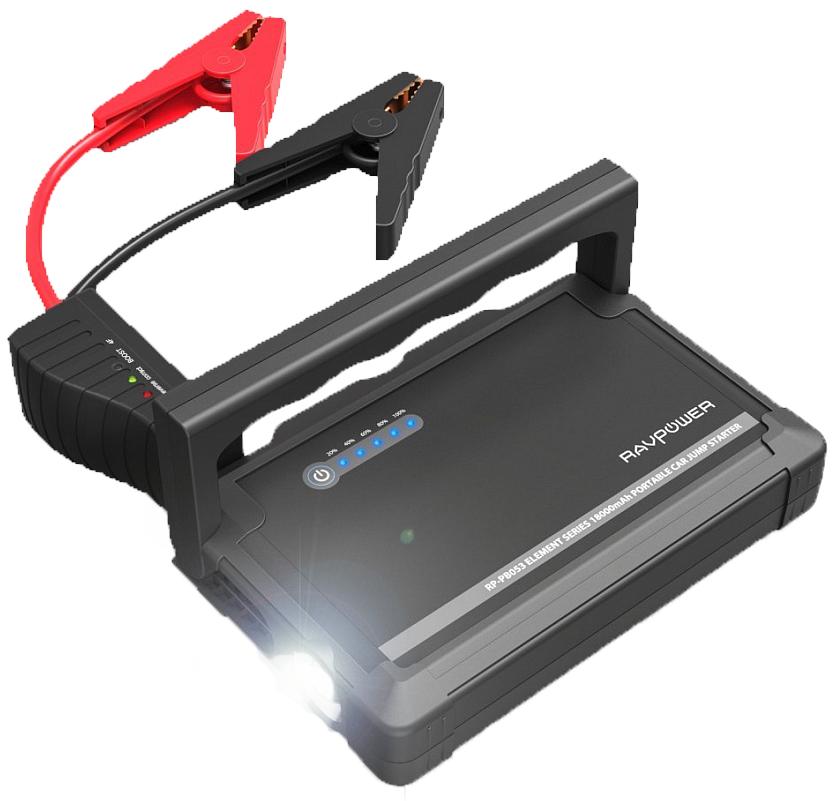 

Пуско-зарядный аккумулятор Ravpower 18000 RP-PB053 (Black), 18000
