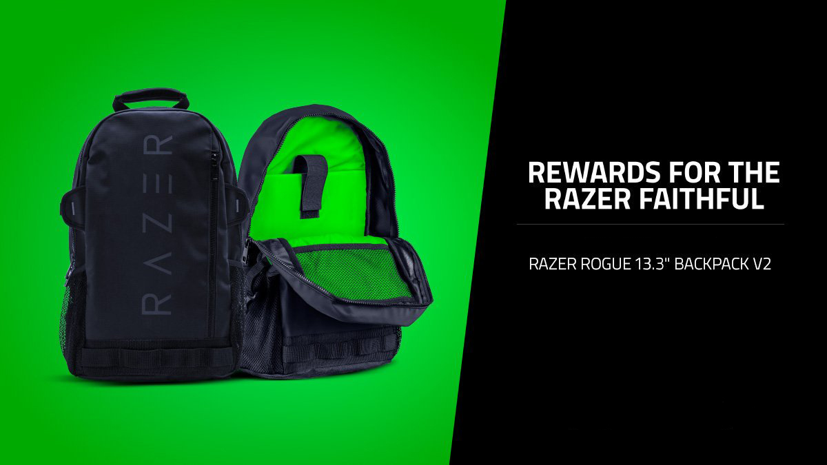 Рюкзак Razer Rogue V2 (RC81-03140101-0500) для ноутбука 13.3" (Black) купить в интернет-магазине icover