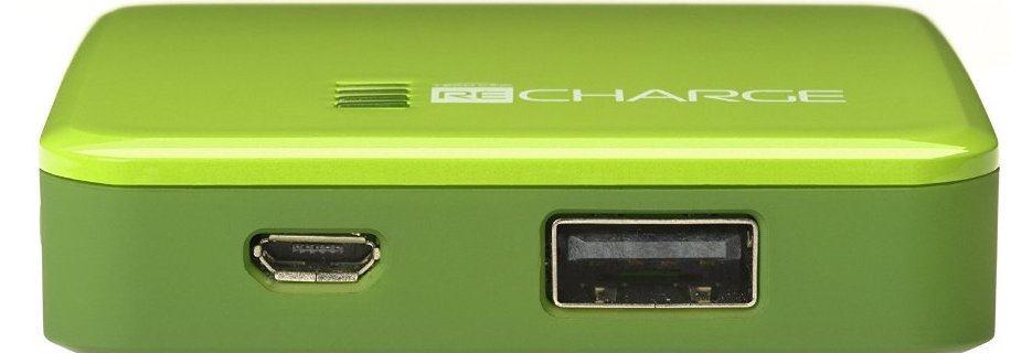 Techlink Recharge 2500 mAh - внешний аккумулятор (Green) купить в интернет-магазине icover