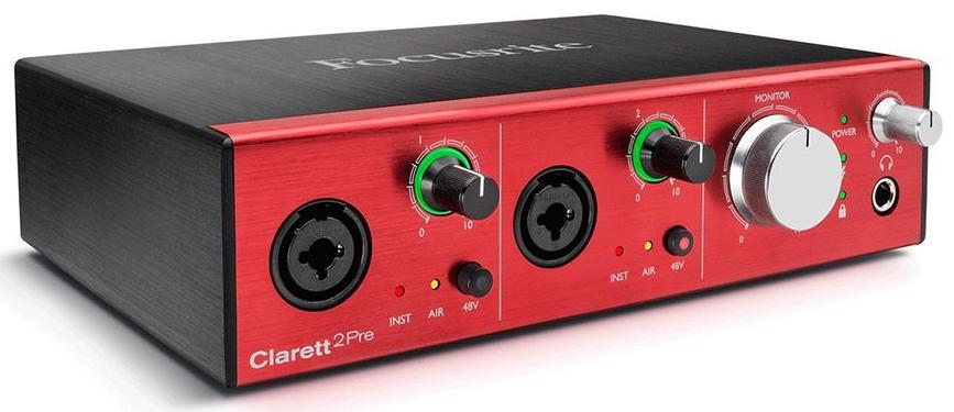 Внешняя студийная звуковая карта Focusrite Clarett 2Pre Thunderbolt (A058576) купить в интернет-магазине icover