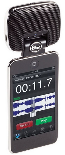 Blue Microphones Mikey 2.0 - диктофон для iPhone/iPod купить в интернет-магазине icover
