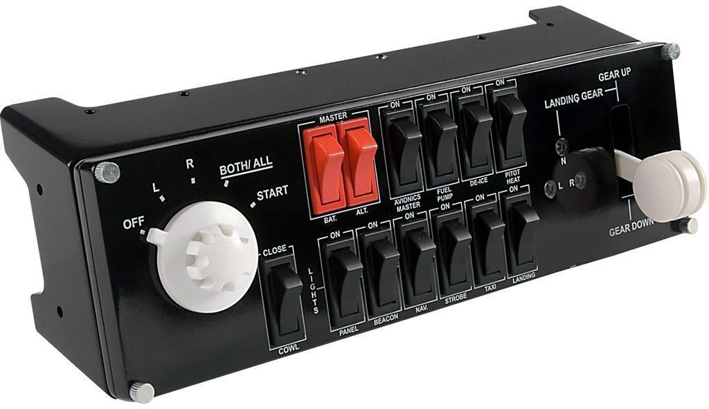 Контроллер для игровых авиасимуляторов Logitech Flight Switch Panel 945-000012 (Black) купить в интернет-магазине icover