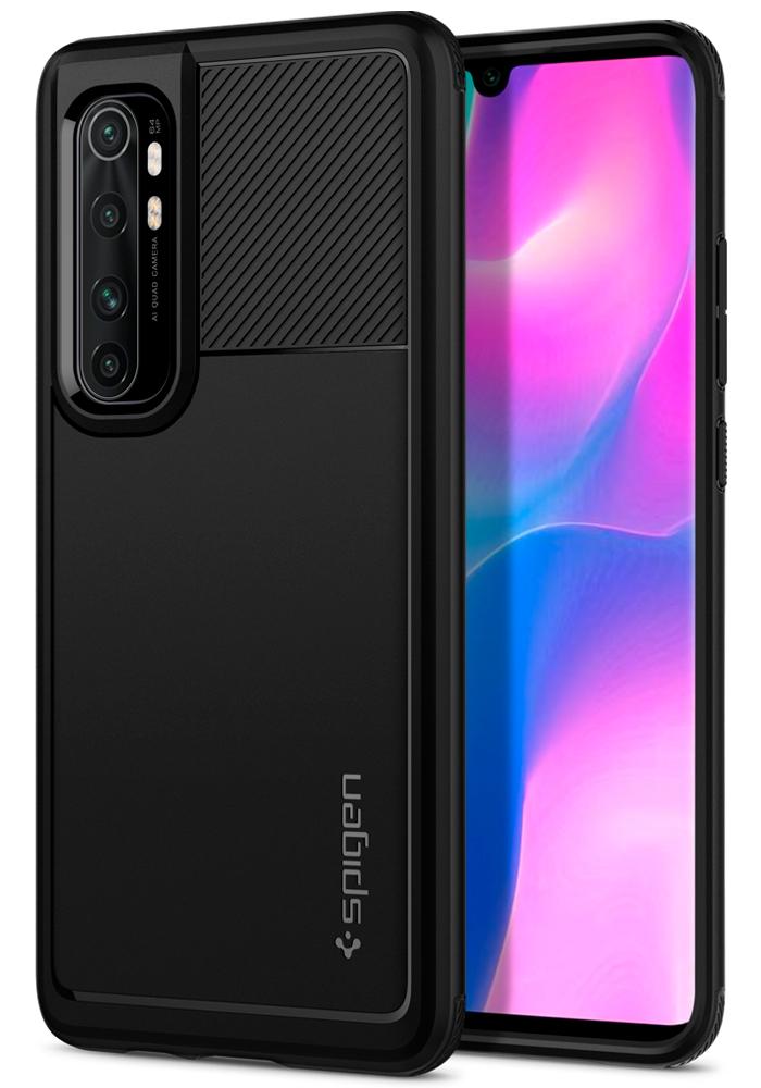 

Чехол Spigen Rugged Armor (ACS01306) для Xiaomi Mi Note 10 Lite (Black)