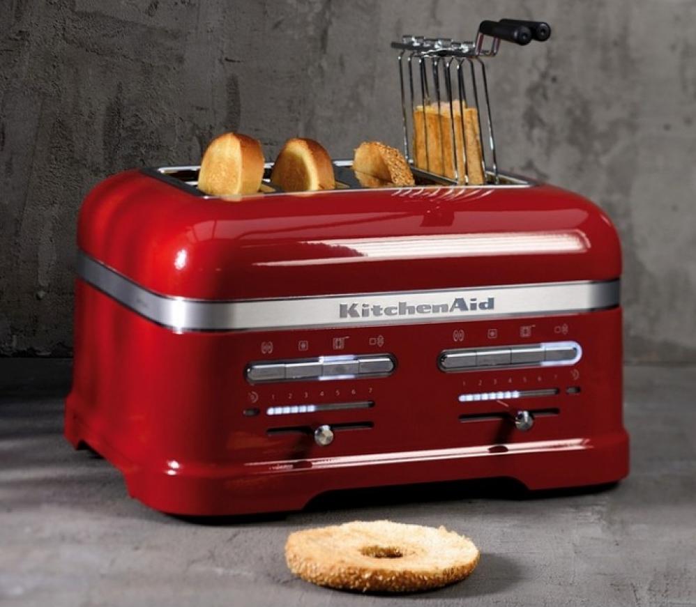Тостер KitchenAid Artisan 5KMT4205ECA на 4 хлебца (Candy Apple) купить в интернет-магазине icover