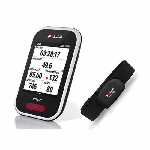 Велокомпьютер Polar V650 HR с датчиком сердечного ритма (Black) купить в интернет-магазине icover