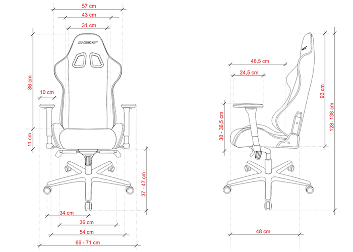 DXseat V01/X - компьютерное кресло (Black) купить в интернет-магазине icover