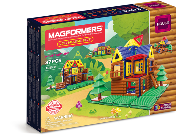 

Магнитный конструктор Magformers Log House Set (705004)