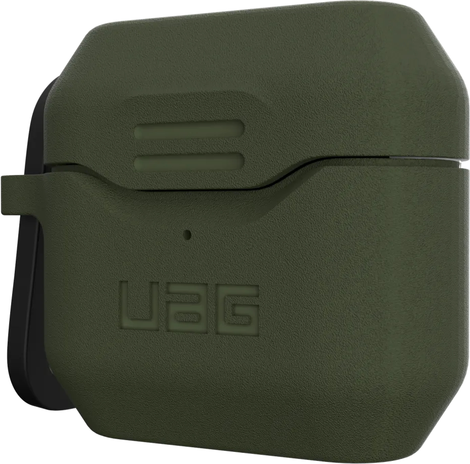 Чехол с карабином UAG Standard Issue Silicone_001 Case для AirPods 3 (Olive) купить в интернет-магазине icover
