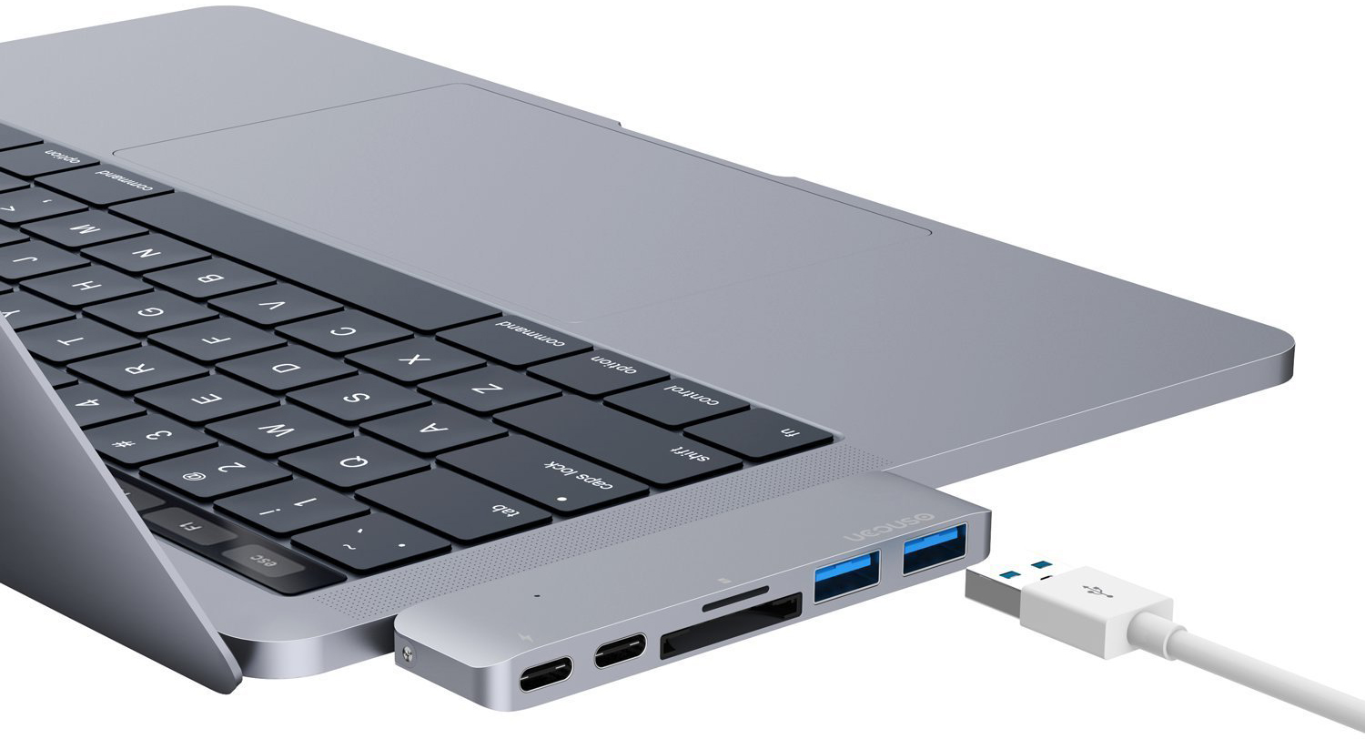UCOUSO UC28A - USB-хаб (Space Grey) купить в интернет-магазине icover