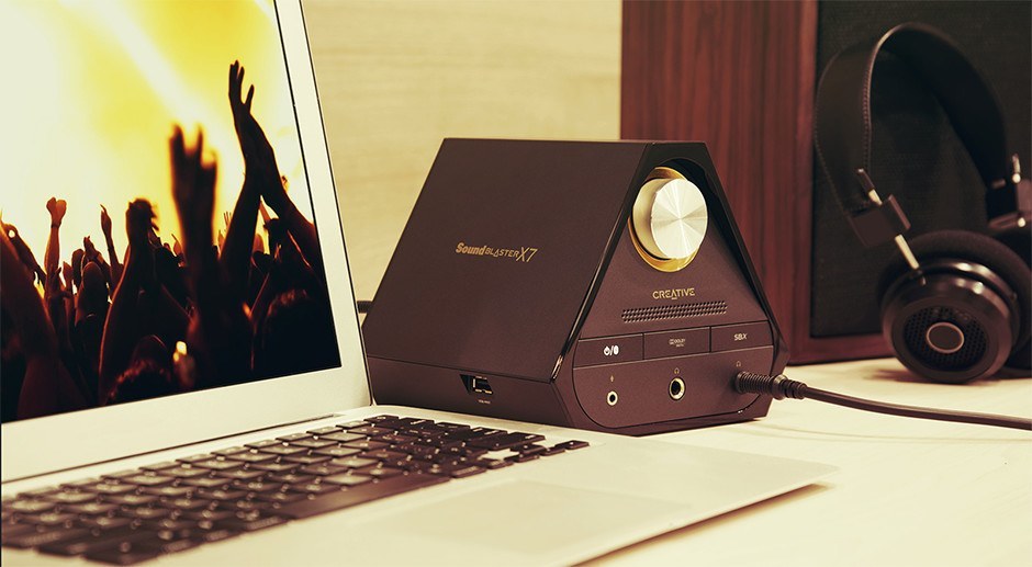 Внешняя звуковая карта Creative Sound Blaster X7 (Black) купить в интернет-магазине icover
