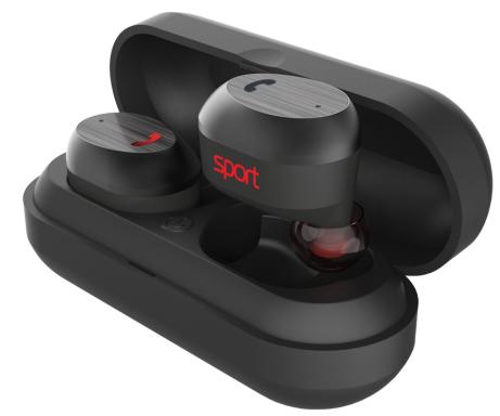 Беспроводные наушники Elari NanoPods Sport (Black) купить в интернет-магазине icover