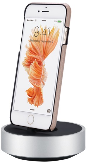 Док-станция Just Mobile HoverDock Designer Stand (ST-268) для Apple iPhone (Silver) купить в интернет-магазине icover