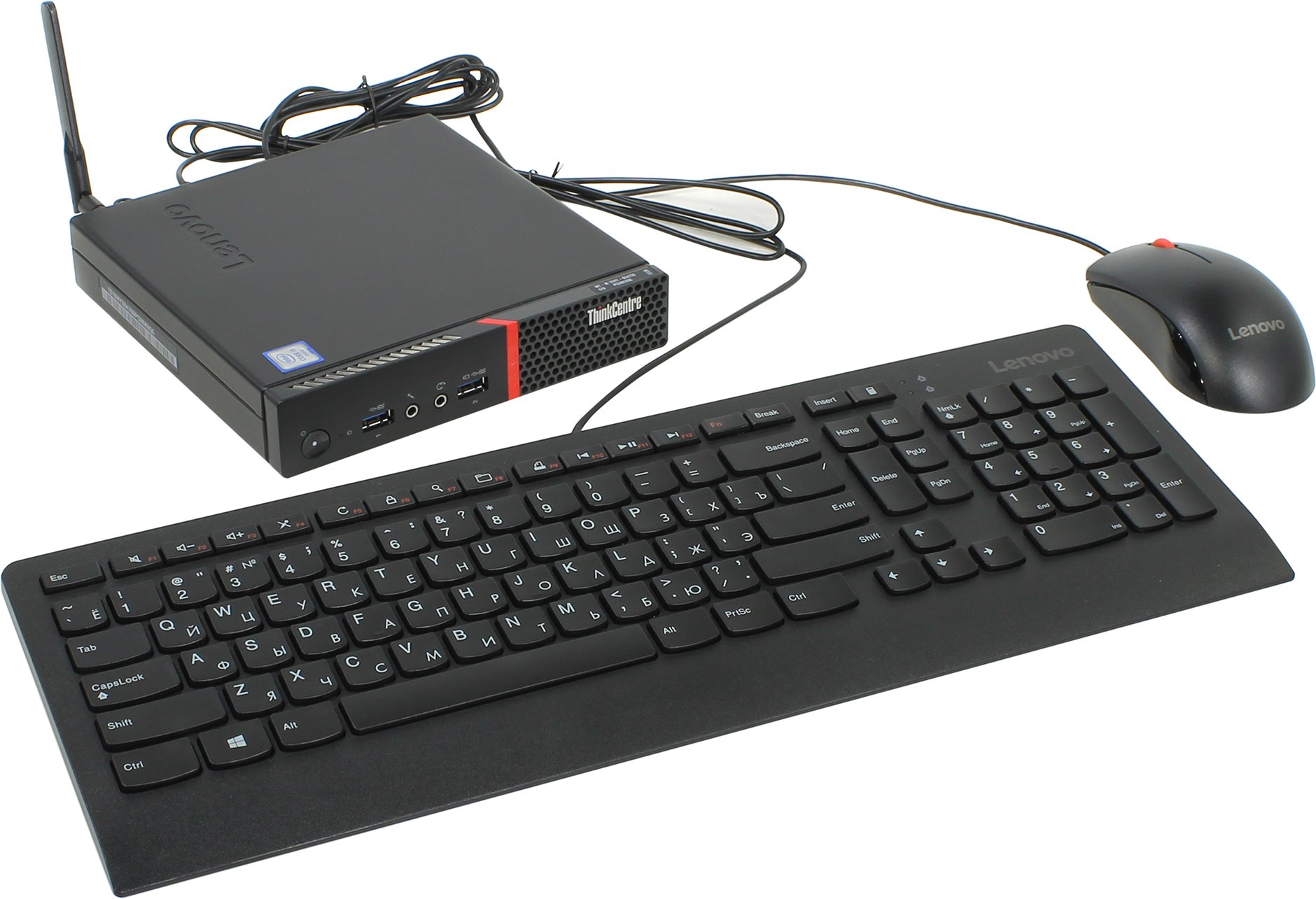 Неттоп Lenovo ThinkCentre M700 Tiny Intel Core i5 6400T 2.2GHz, 4Gb, 500Gb HDD + 8Gb SSD (10HYS04800) купить в интернет-магазине icover