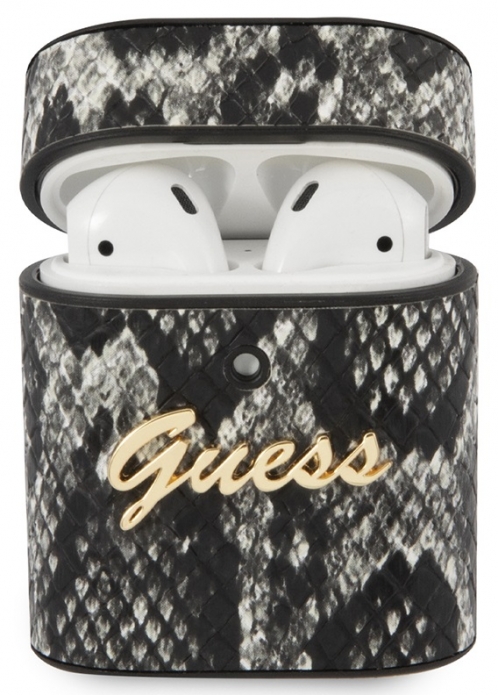 

Чехол Guess CG Mobile (GUACA2PUSNSMLBK) для AirPods 1/2 (Black)
