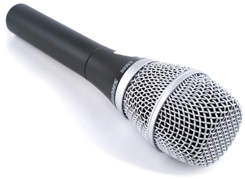 Кардиоидный конденсаторный вокальный микрофон Shure SM86 (Black) купить в интернет-магазине icover