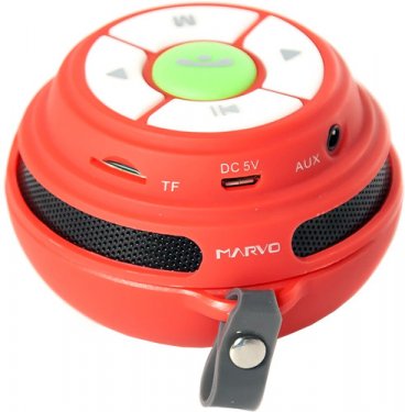 Marvo SV-160 - портативная Bluetooth-колонка (Red) купить в интернет-магазине icover