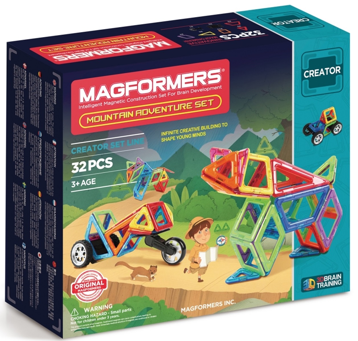 

Magformers Adventure Mountain Set (703011) - магнитный конструктор