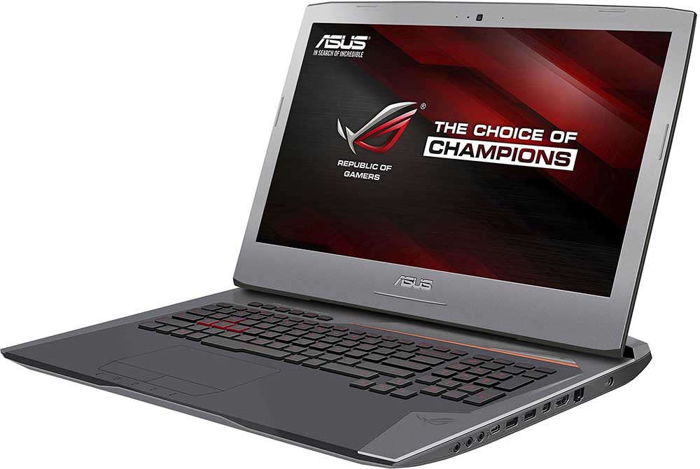 Ноутбук Asus ROG G752VM 17.3'', Intel Core i7 6700HQ 2.6Ghz, 24Gb, 1Tb HDD + 256Gb SSD (90NB0D61-M01100) купить в интернет-магазине icover