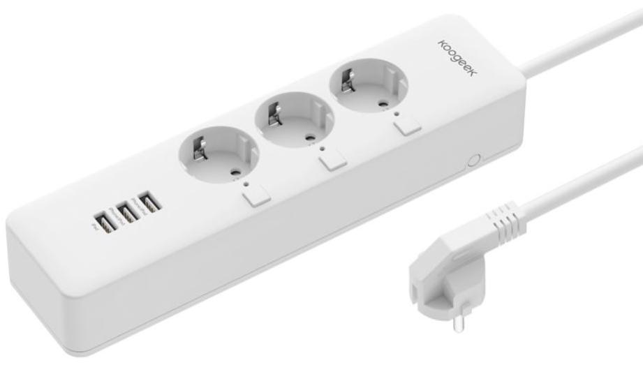 Умный сетевой фильтр Koogeek Smart Outlet O1EU для Apple Homekit (White) купить в интернет-магазине icover