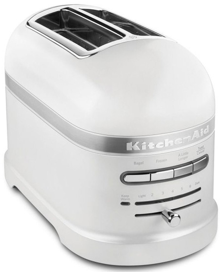 Тостер на 2 хлебца KitchenAid Artisan 2-Slice Automatic Toaster 5KMT2204EFP (Frosted Pearl) купить в интернет-магазине icover
