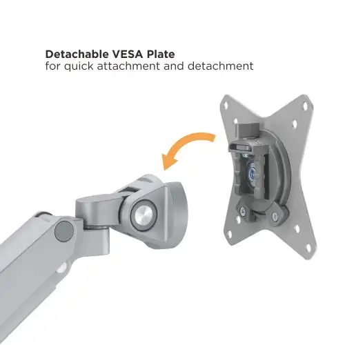 Кронштейн Ridberg Monitor Arm LDT62 Dual LDT62-C024 (White) купить в интернет-магазине icover