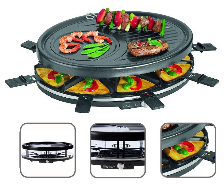 Раклетница Clatronic RG 3517 (Black) купить в интернет-магазине icover