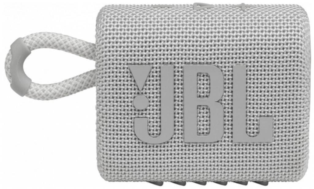 Портативная акустика JBL Go 3 (White) купить в интернет-магазине icover