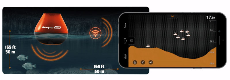 Беспроводной эхолот Deeper Start Wi-Fi (Orange) купить в интернет-магазине icover