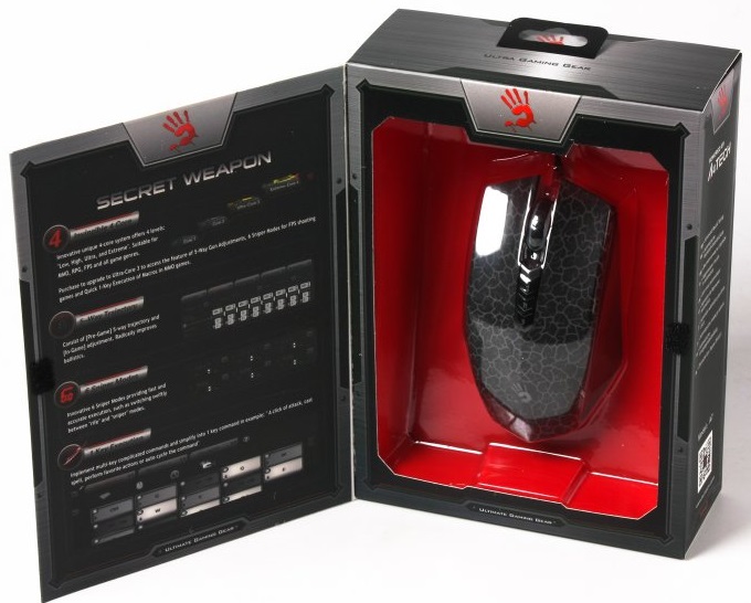A4Tech Bloody A7 Blazing - игровая проводная мышь (Black) купить в интернет-магазине icover