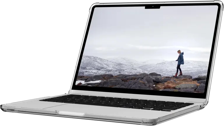 Чехол UAG Lucent (134008114340) для Apple MacBook Air 13" M2 2022 (Ice/Black) купить в интернет-магазине icover