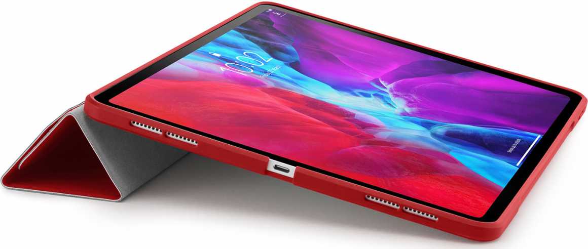 Чехол Pipetto Origami (PI39-53-4TPU) для iPad Pro 12.9" 2020 (Red) купить в интернет-магазине icover