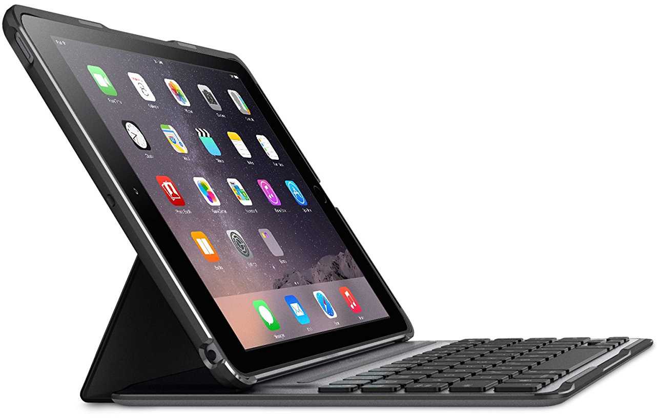 Belkin Qode Ultimate Pro (F5L176EABLK) - чехол-клавиатура для iPad Air 2 (Black) купить в интернет-магазине icover