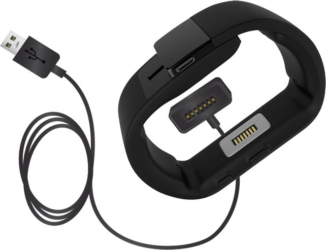 Microsoft Band (Size M) - фитнес-браслет для Windows Phone/iOS/Android (Black) купить в интернет-магазине icover
