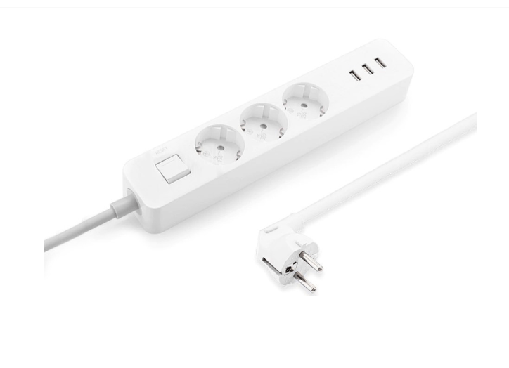 Сетевой фильтр Xiaomi Mi Power Strip Global 3xUSB XMCXB04QM (White) купить в интернет-магазине icover
