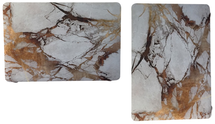 Чехол-накладка i-Blason Ultra Slim Cover для MacBook Pro 13" 2016 (White/Gold Marble) купить в интернет-магазине icover