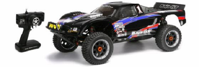 HPI Baja 5T 2WD 2.4 Ghz (HPI-110185) - радиоуправляемый бензиновый шорт-корс трак (Black) купить в интернет-магазине icover