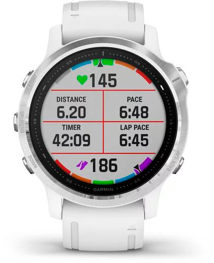 Спортивные часы Garmin Fenix 6S 010-02159-00 (Silver/White) купить в интернет-магазине icover
