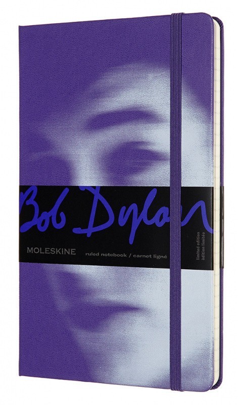 

Блокнот Moleskine Bob Dylan Limited Edition Large (LEBDQP060B) в линейку (Purple)