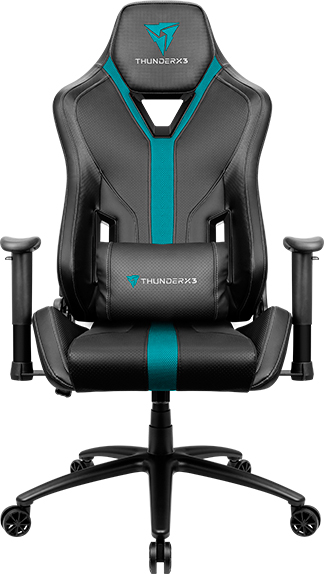 Игровое кресло ThunderX3 YC3 AIR (Black/Cyan) купить в интернет-магазине icover