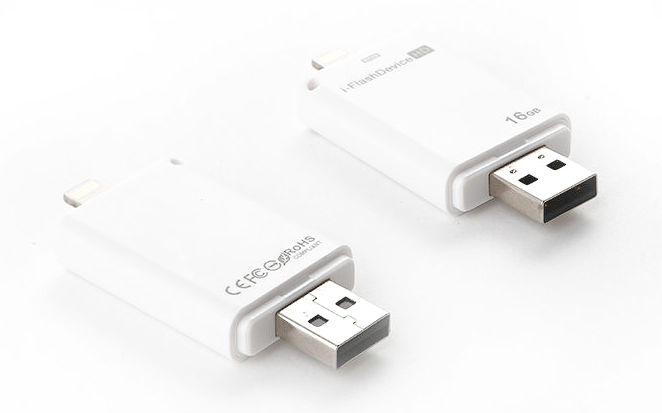 i-FlashDevice HD 16 Gb - внешний накопитель для iOS-устройств (White) купить в интернет-магазине icover