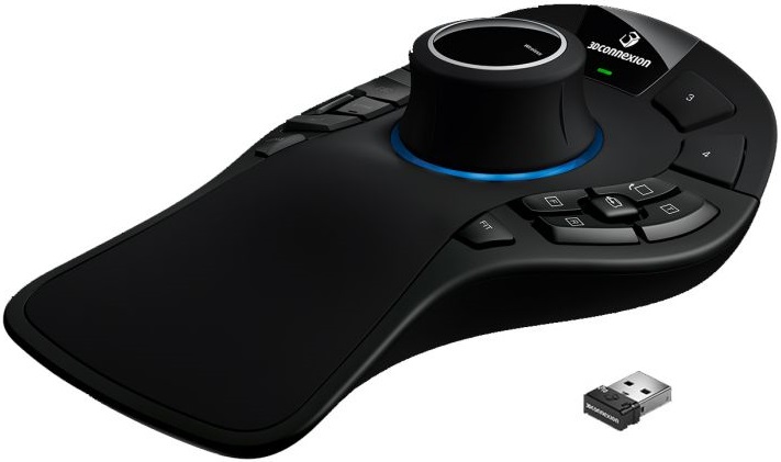 3D-манипулятор 3Dconnexion SpaceMouse Pro Wireless 3DX-700049 (Black) купить в интернет-магазине icover