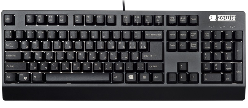 Zowie Celeritas - игровая клавиатура (Black/Cherry MX Black) купить в интернет-магазине icover